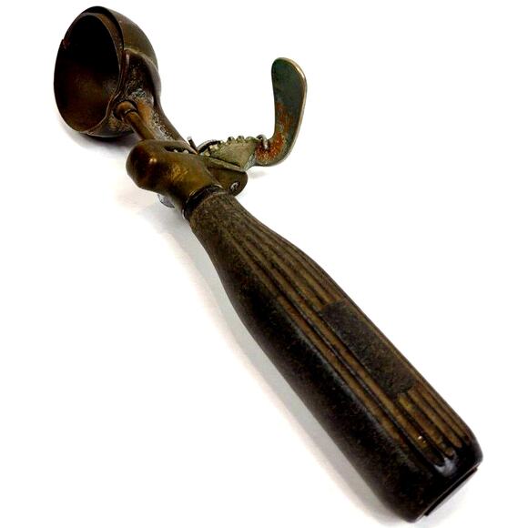 Vintage Hamilton Beach Model 60-B Ice Cream Scoop Black Handle Stainless Spring - Picture 2 of 9